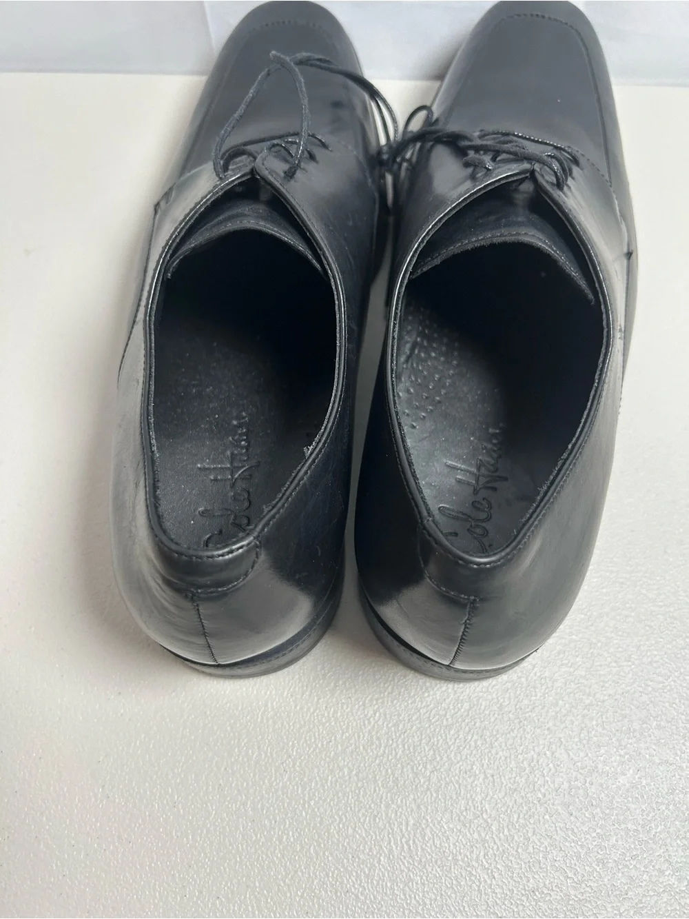 Cole Haan Black Lace-Up Oxford Dress Shoes 11M
